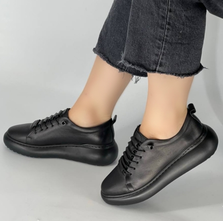 Дамски спортни обувки черни 006