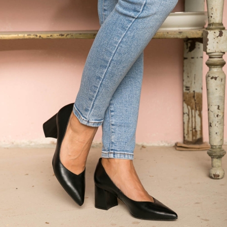Дамски елегантни обувки черни 5136F 1027 Patricia Miller