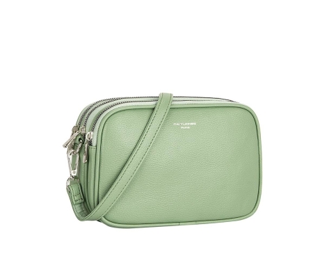 Дамска чанта през рамо светло зелена CM6949 David Jones