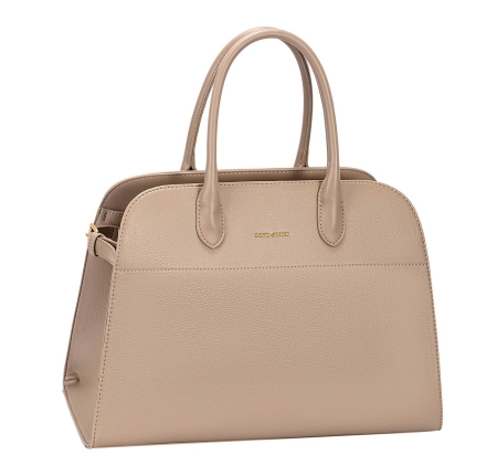 Дамска елегантна чанта тауп CM7167-1 David Jones