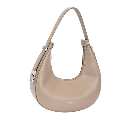 Дамска елегантна чанта тауп CM7833 David Jones