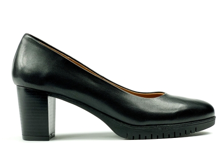 Дамски ежедневни обувки на ток черни 106/653 GS