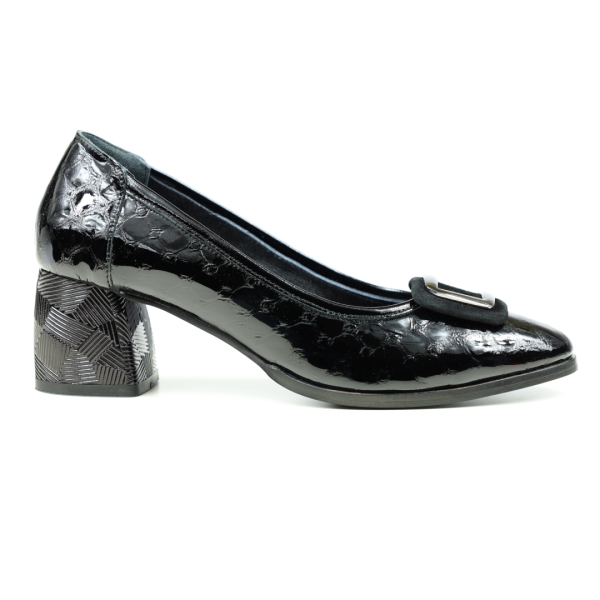 Дамски елегантни обувки черни 781/161-121