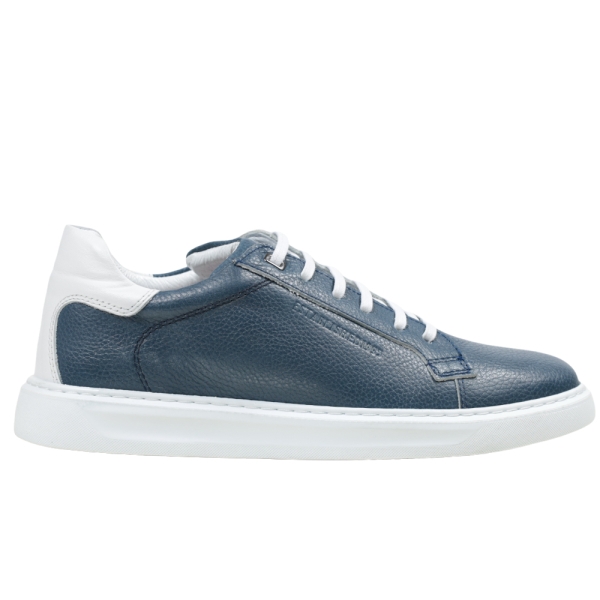 Мъжки спортни обувки в синьо и бяло C11701