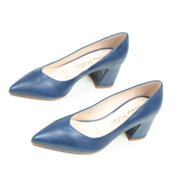 Дамски елегантни обувки тъмно сини 5533 H-1027 Patricia Miller