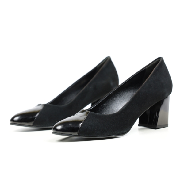 Дамски елегантни обувки черни 809-6-5