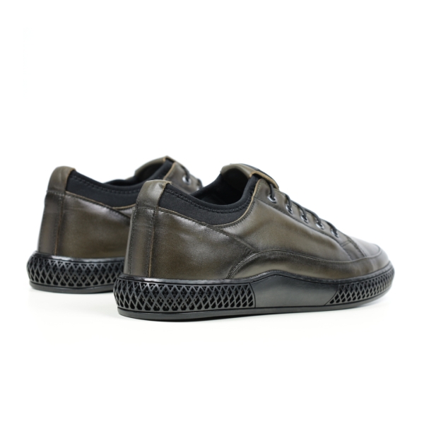 Мъжки спортни обувки тъмно зелени C2801