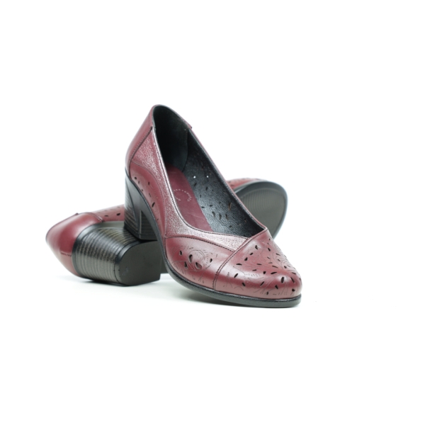 Дамски ежедневни обувки бордо 11-261-3-64