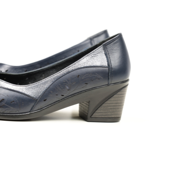 Дамски ежедневни обувки тъмно сини 11-261-2-65