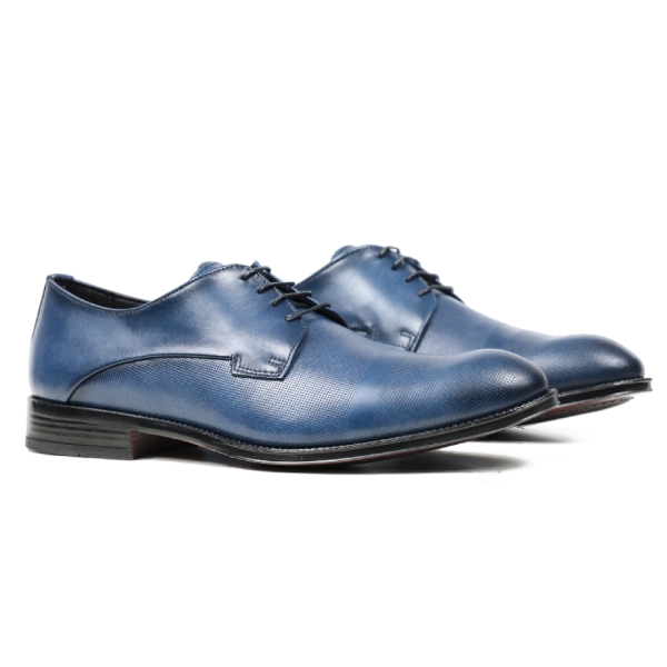 Мъжки елегантни обувки тъмно сини 1202 Baerchi