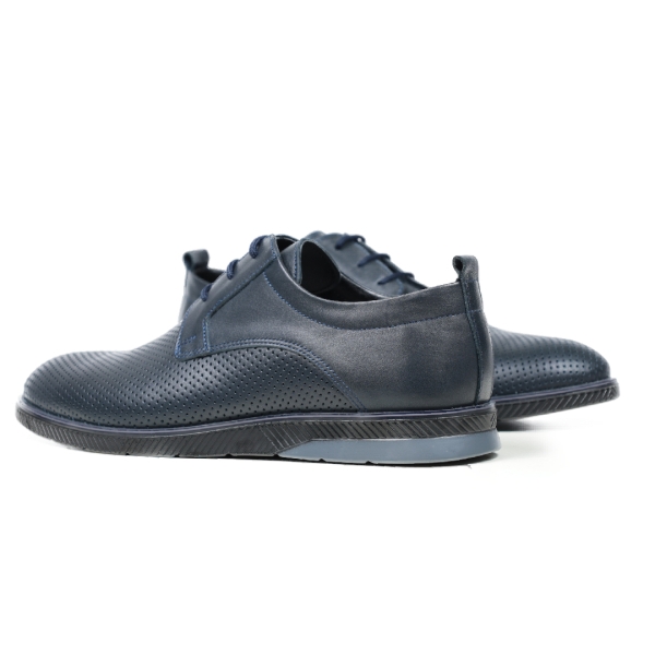 Мъжки ежедневни обувки тъмно сини D-700