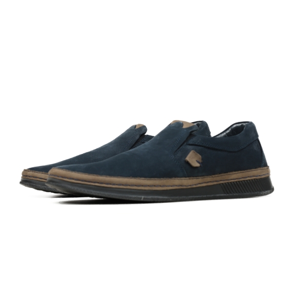 Мъжки ежедневни обувки в синьо и бежово 209-05-01