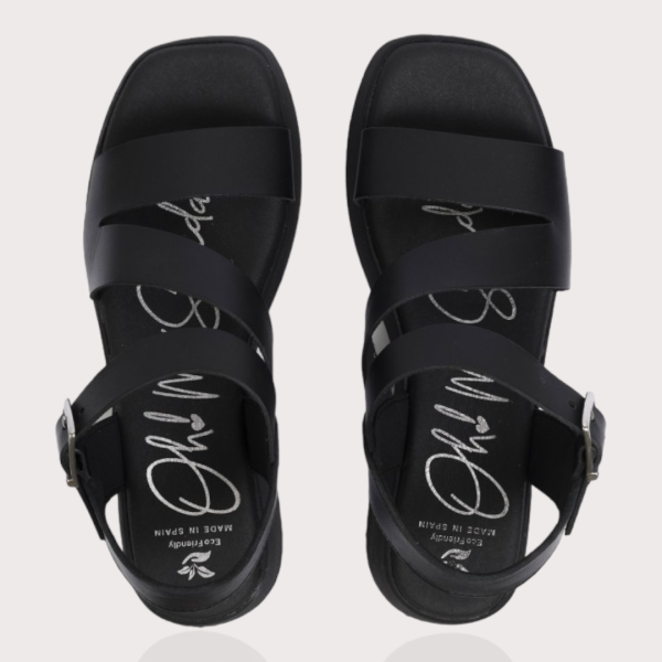 Дамски ежедневни сандали черни 5196 Oh my sandals
