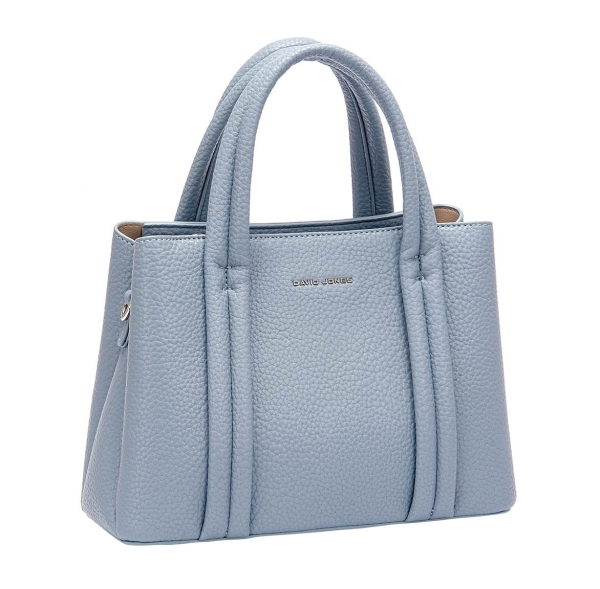 Дамска елегантна чанта светло синя 7059-1 David Jones