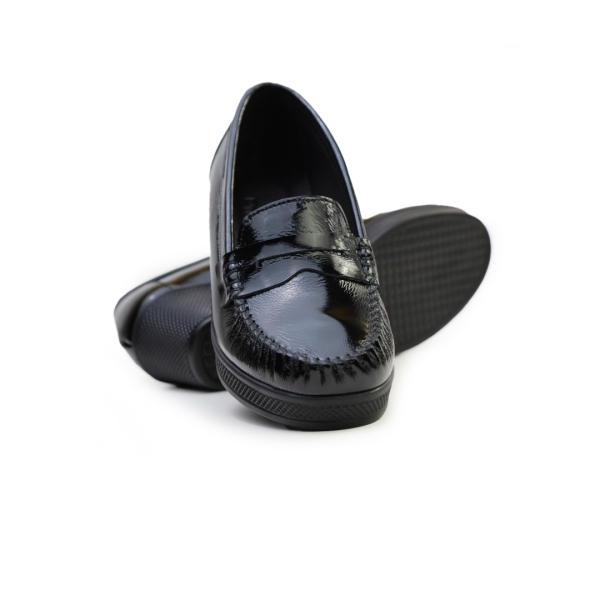 Дамски ежедневни обувки на платформа черни 502-47-810