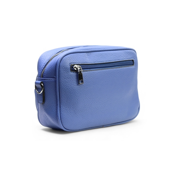 Дамска чанта през рамо синя 28587