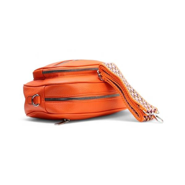 Дамска чанта през рамо оранж 28587