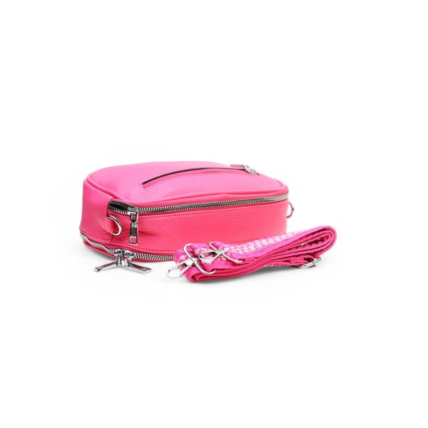 Дамска чанта през рамо розова 28588