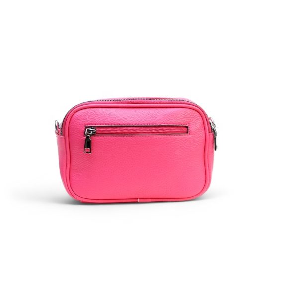 Дамска чанта през рамо розова 28588