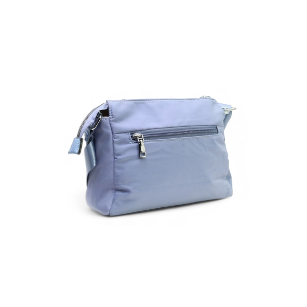 Дамска чанта през рамо светло синя 28611