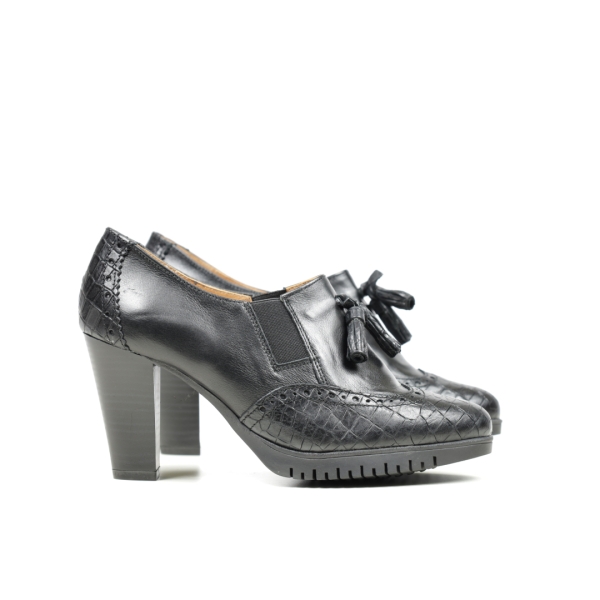 Дамски елегантни обувки на ток черни 107/1180 GS Modabella