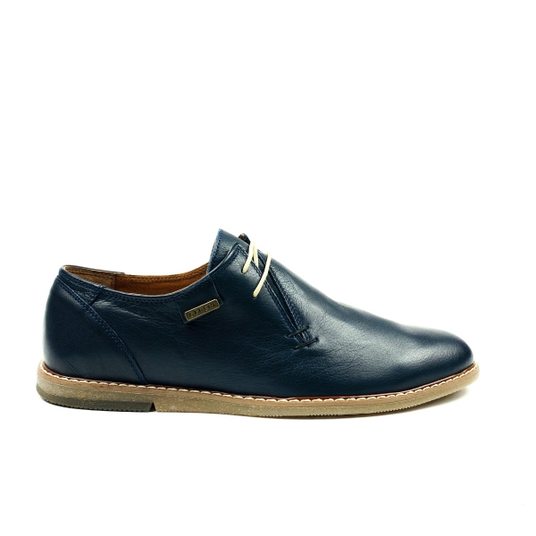 Мъжки ежедневни обувки сини от естествена кожа 167