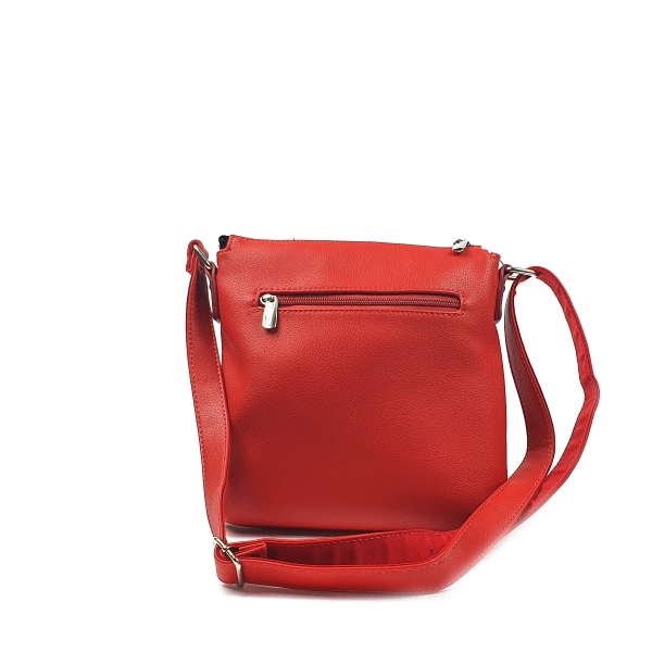 Дамска спортна чанта червена 6201-1