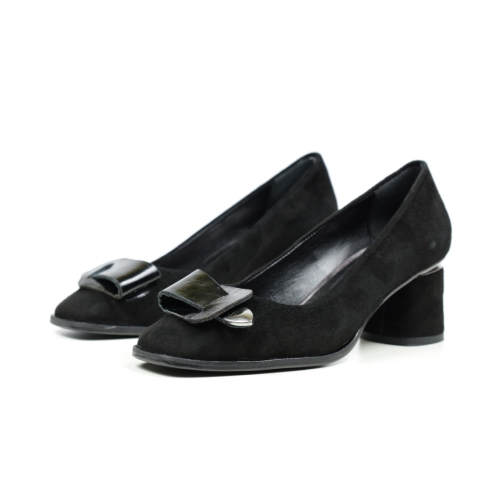 Дамски елегантни обувки черни 700-1