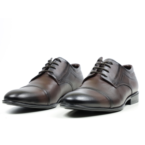 Мъжки елегантни обувки тъмно кафяви 2103