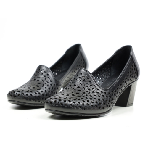 Дамски ежедневни обувки черни 11-360-1