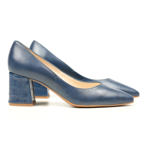 Дамски елегантни обувки тъмно сини 5533 H-1027 Patricia Miller