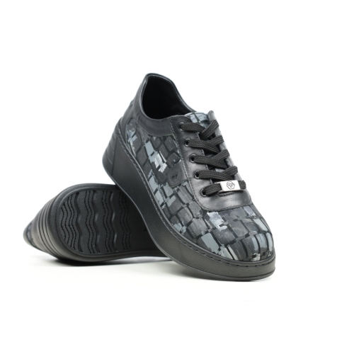 Дамски спортни обувки черен графит 530-04-122