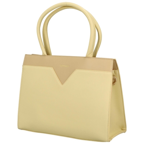 Дамска елегантна чанта жълта 3111-4