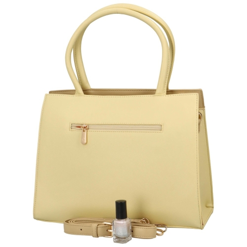 Дамска елегантна чанта жълта 3111-4