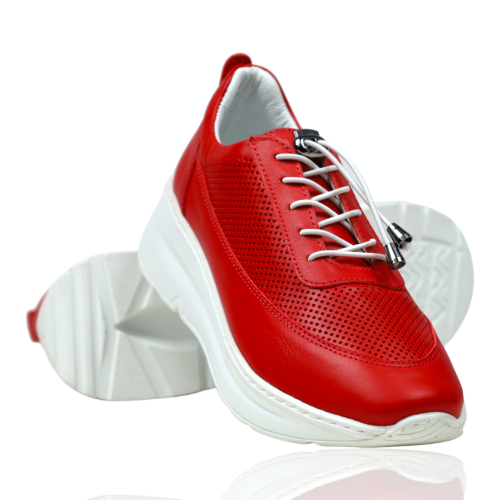 Дамски спортни обувки червени 9005