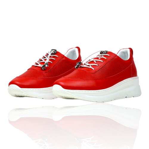 Дамски спортни обувки червени 9005