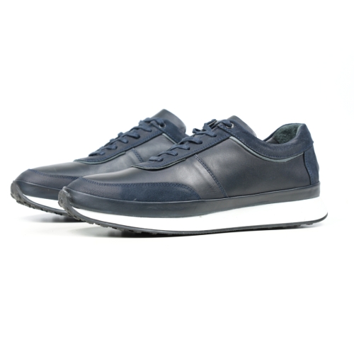 Мъжки спортни обувки тъмно сини 142 R-07-20