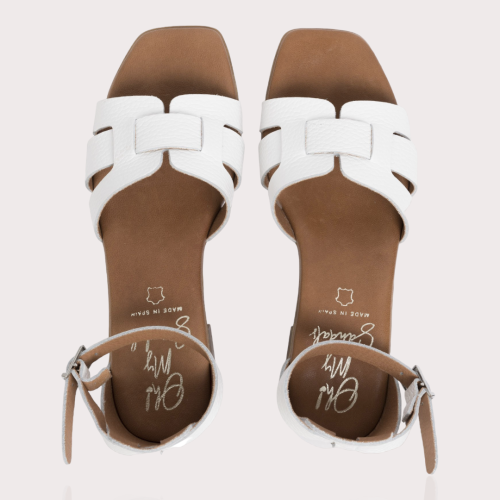 Дамски ежедневни сандали в бяло 5167 Oh my sandals