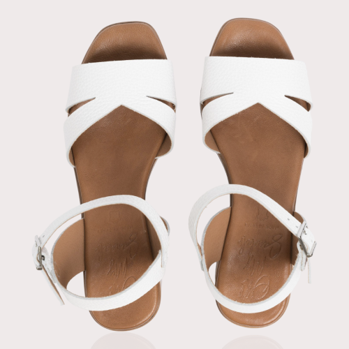 Дамски ежедневни сандали в бяло 5238 Oh my sandals