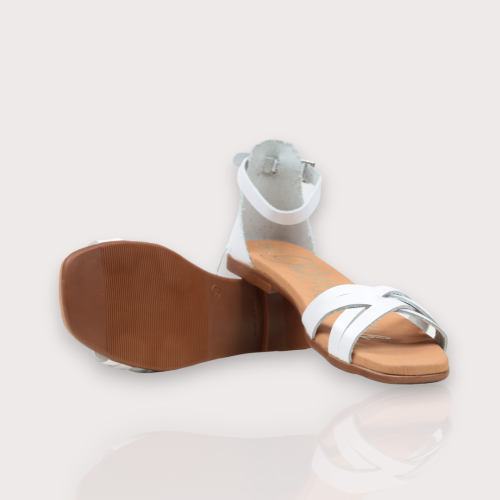Дамски ежедневни сандали в бяло 5153 Oh my sandals