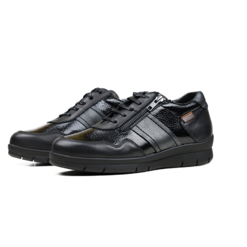 Дамски ежедневни обувки в черно и графит 54072 Baerchi