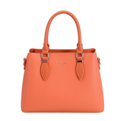 Дамска елегантна чанта оранжева CM6659 David Jones