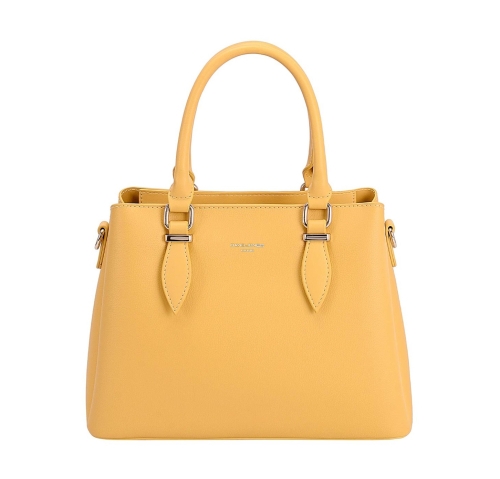 Дамска елегантна чанта жълта CM6659 David Jones