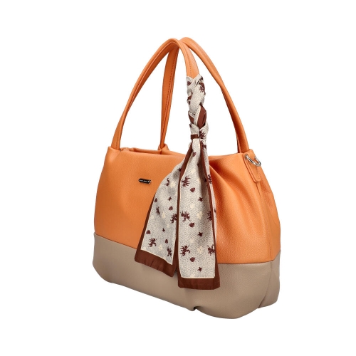 Дамска ежедневна чанта оранжева CM6688 David Jones