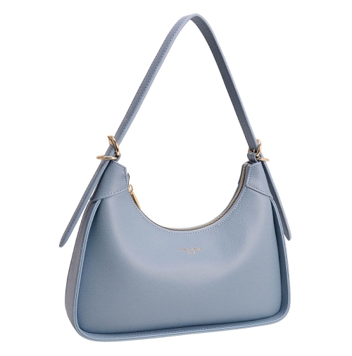 Дамска елегантна чанта светло синя CM6930 David Jones