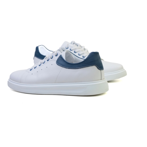 Мъжки спортни обувки в бяло 9125-16-22