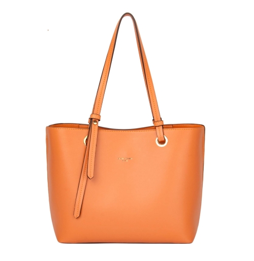 Дамска елегантна чанта в оранжево 7054-2 David Jones