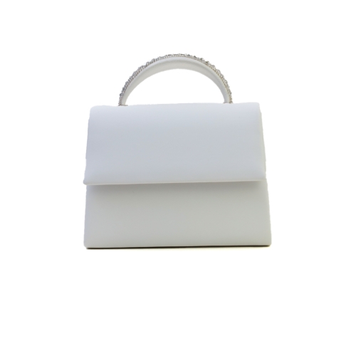 Дамска елегантна чанта в бяло 253