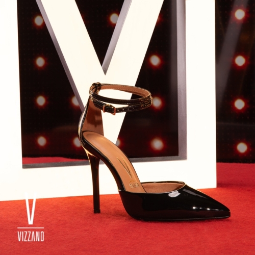 Дамски елегантни обувки черни 1421-102-13488 Vizzano
