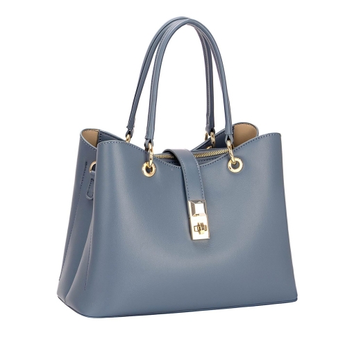Дамска елегантна чанта синя 7055-2 David Jones